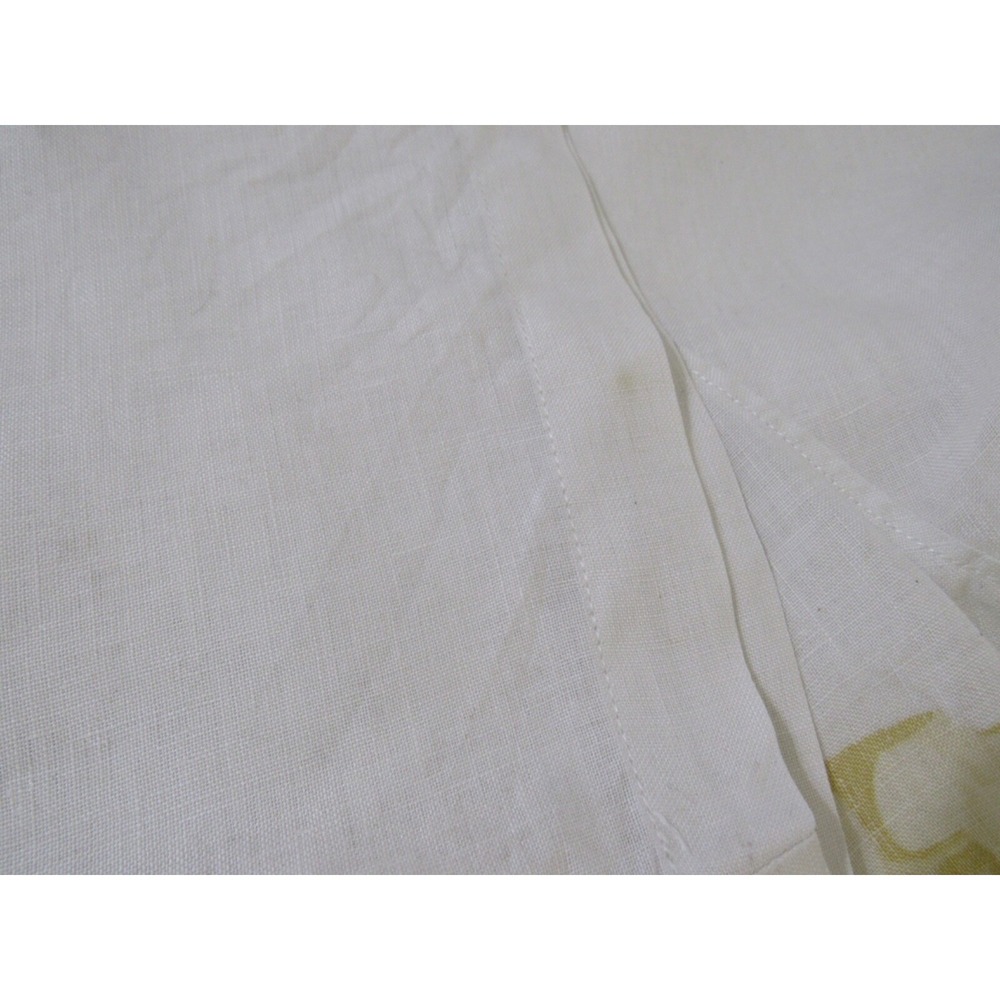 Tommy Bahama Special Reserve 100% Linen Shirt Embroidered Back Palm Cruise Sz L - Picture 5 of 16